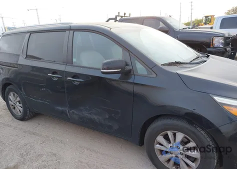 2016 Kia Sedona Lx из США, поврежденный, VIN KNDMB5C11G6091929